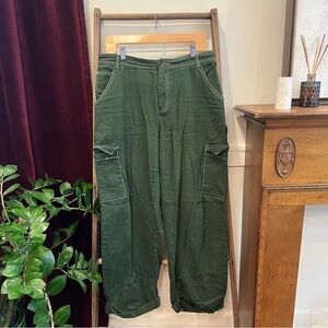 Sandy Liang Dark Green Cargo Pants